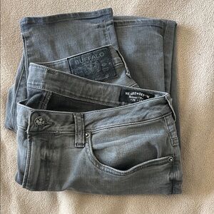 Buffalo David Bitton Men's Charcoal Skinny Jeans